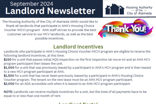 September 2024:  Landlord Quarterly Newsletter